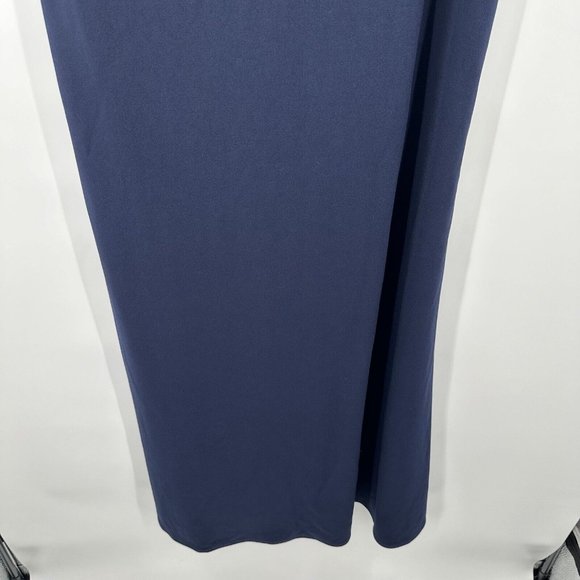 NWT BHLDN Anthropologie Tess Navy Blue Strapless Maxi Dress Prom Wedding Sz 18W - Picture 3 of 7